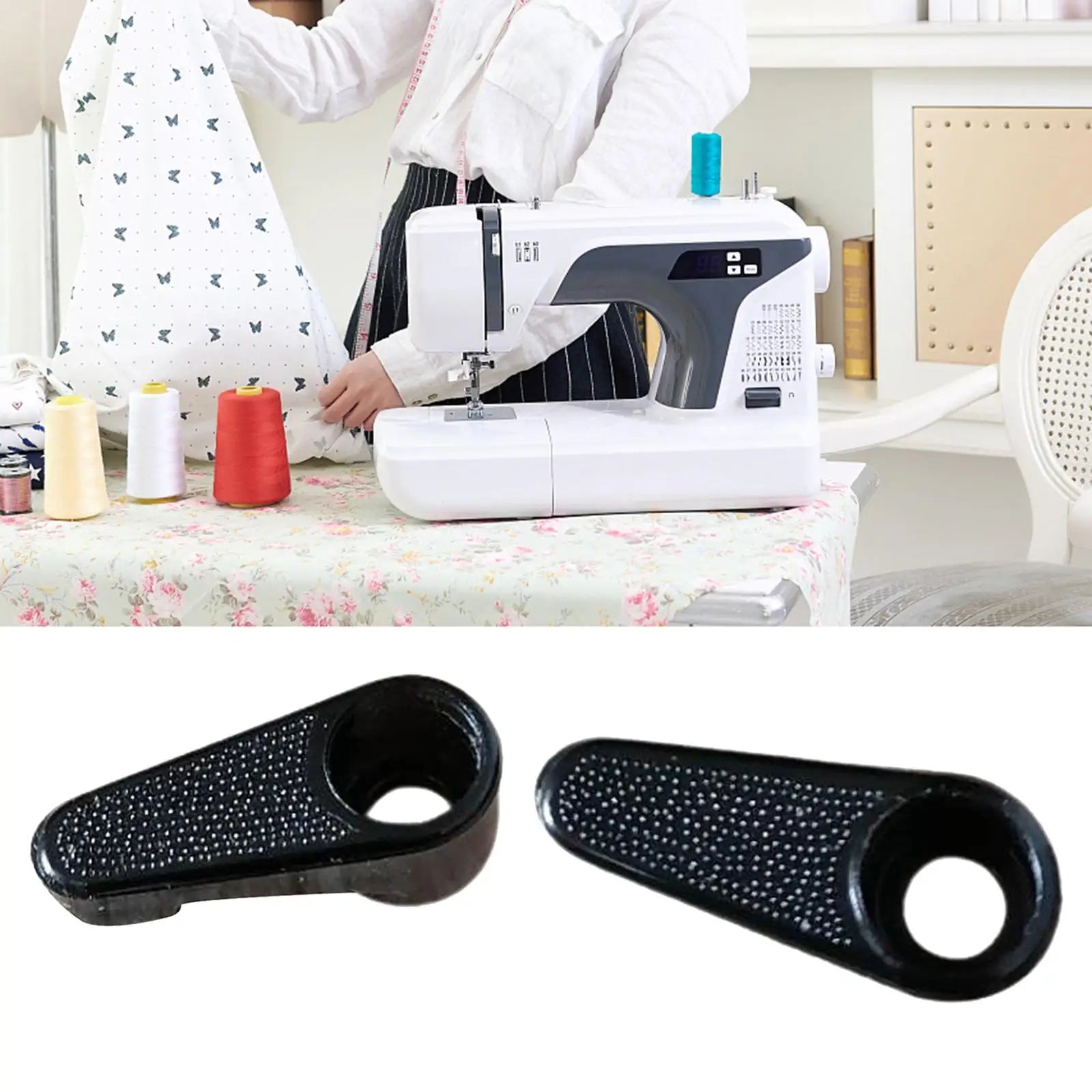 Multi-function Sewing Machines Shuttle Bed Ears Ring Holder Open Race Zpaxo
