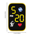 Waterproof Mini Motorcycle Clock Dashboard Mount LED Light Compact