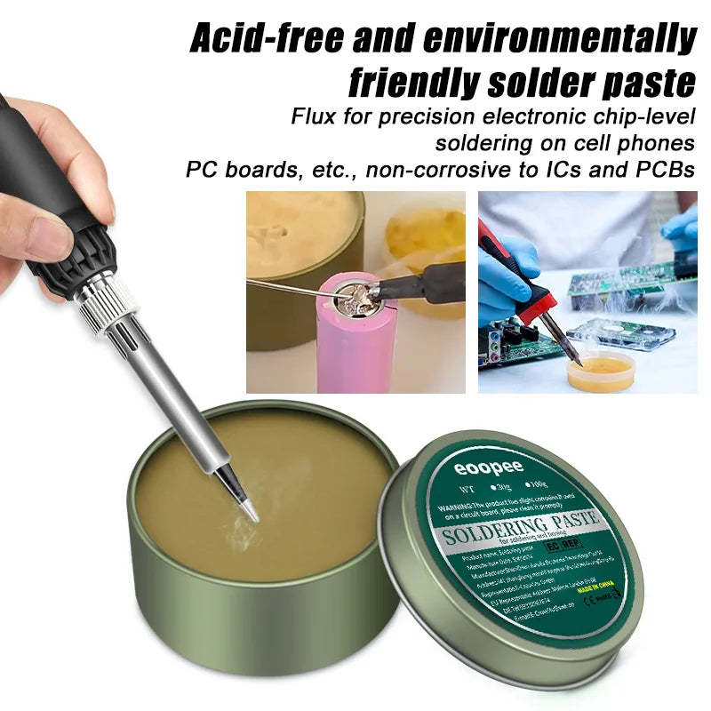 Solder Paste Rosin Flux No Clean Repair Electronic Circuit Board