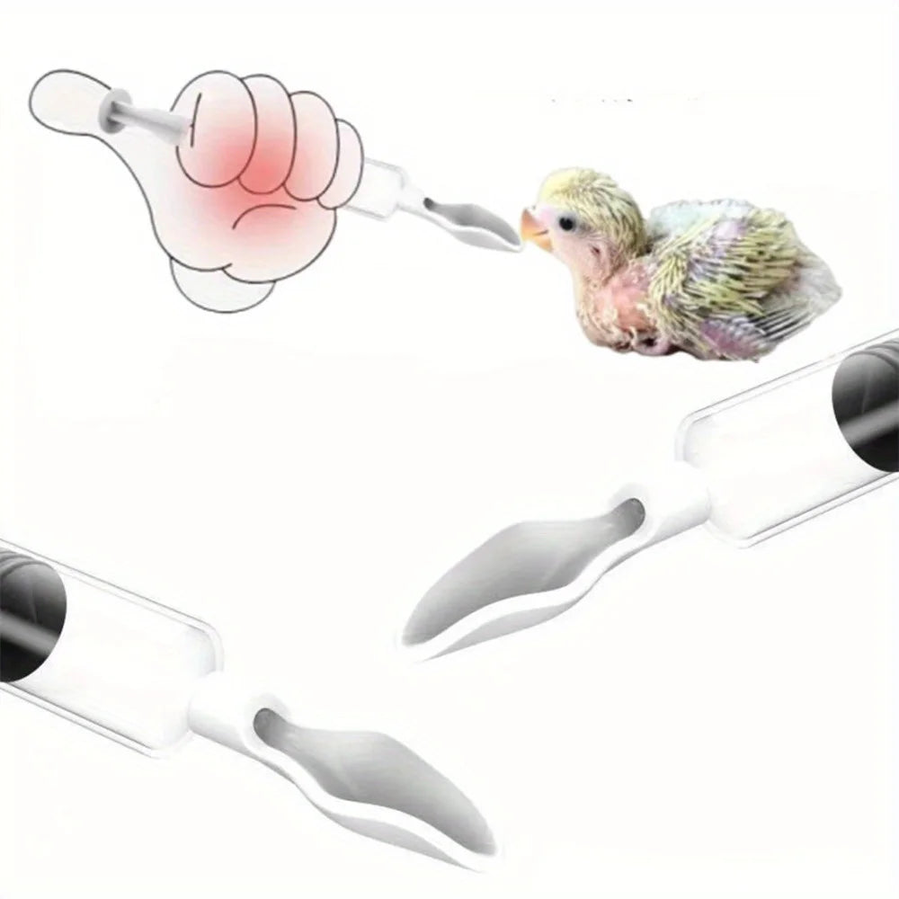 Hand-raising Tool Pet Bird Feeding Parrot Needle Feeder Chick Spoon
