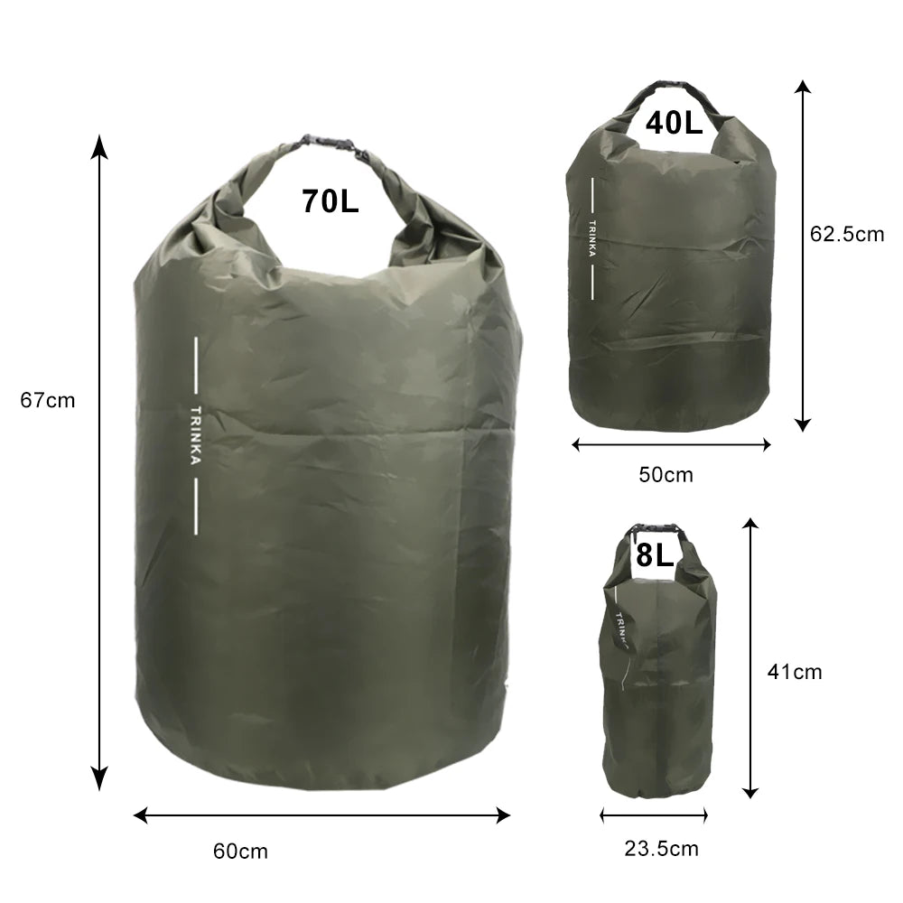 Waterproof Storage Bag Portable Dry Sack Pouch Boating Kayaking