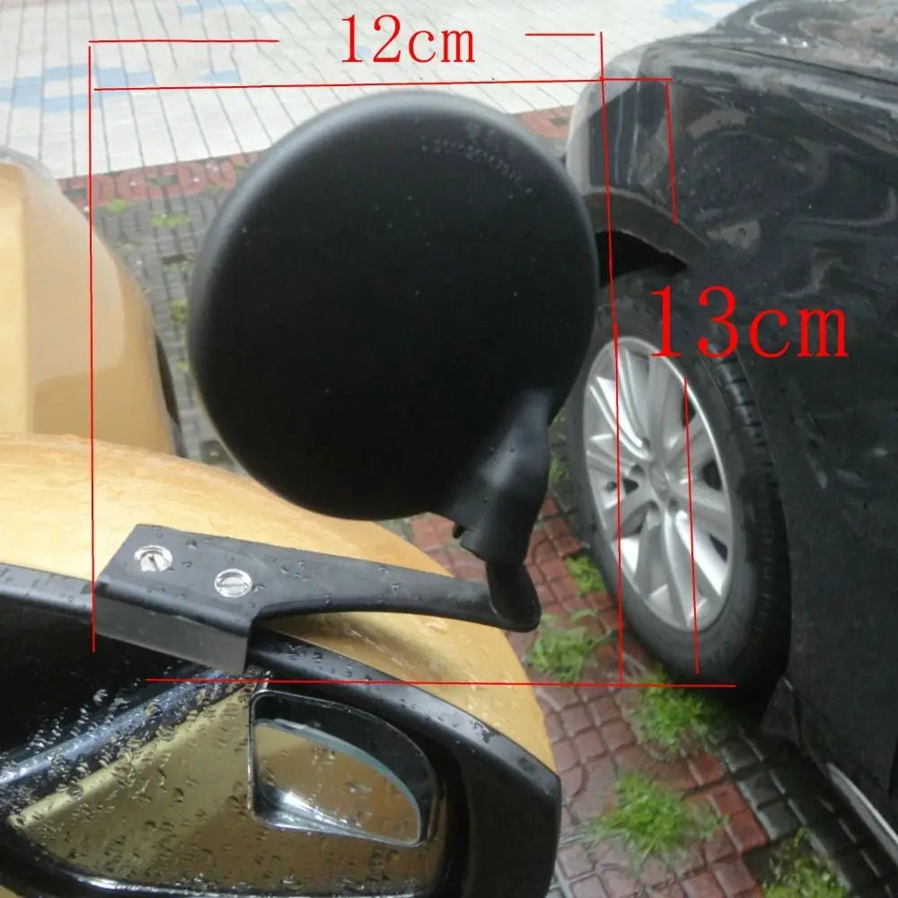 ABS Car Front Wheel Blind Zone Mirror 360 Degree Wide Angle Rotation Zpaxo