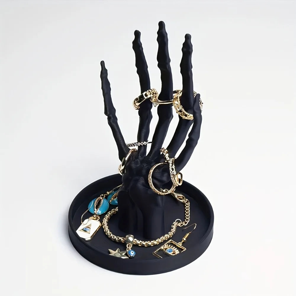 Gothic Jewelry Holder Durable Abs Storage Box Necklaces Earrings