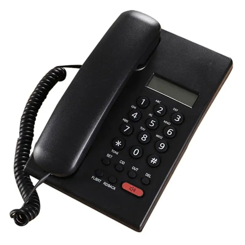 652F Corded Phone Landline Home Telephone Call Display Zpaxo