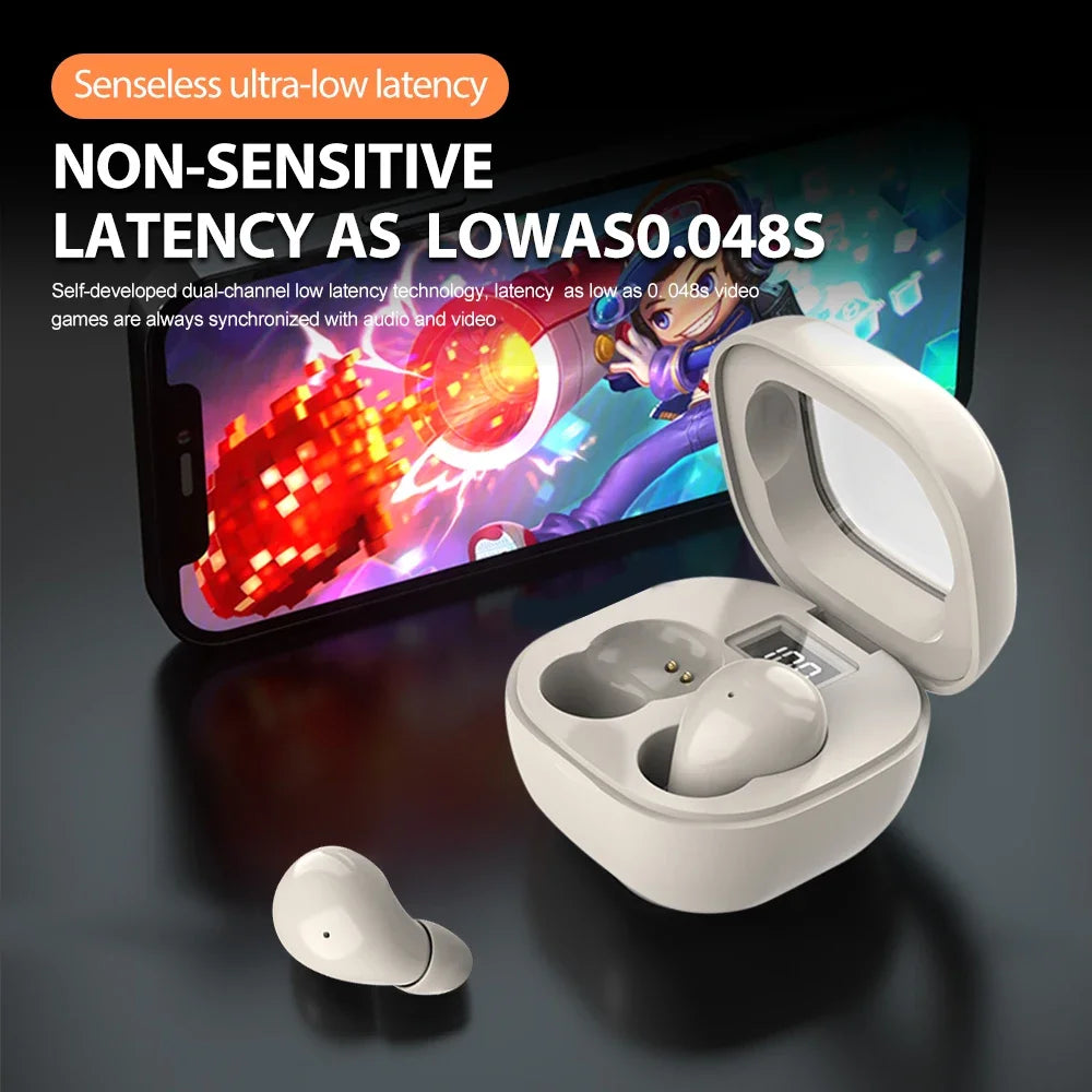 Mini Headphones Invisible Bluetooth 5 3 Earphones TWS Wireless In-ear