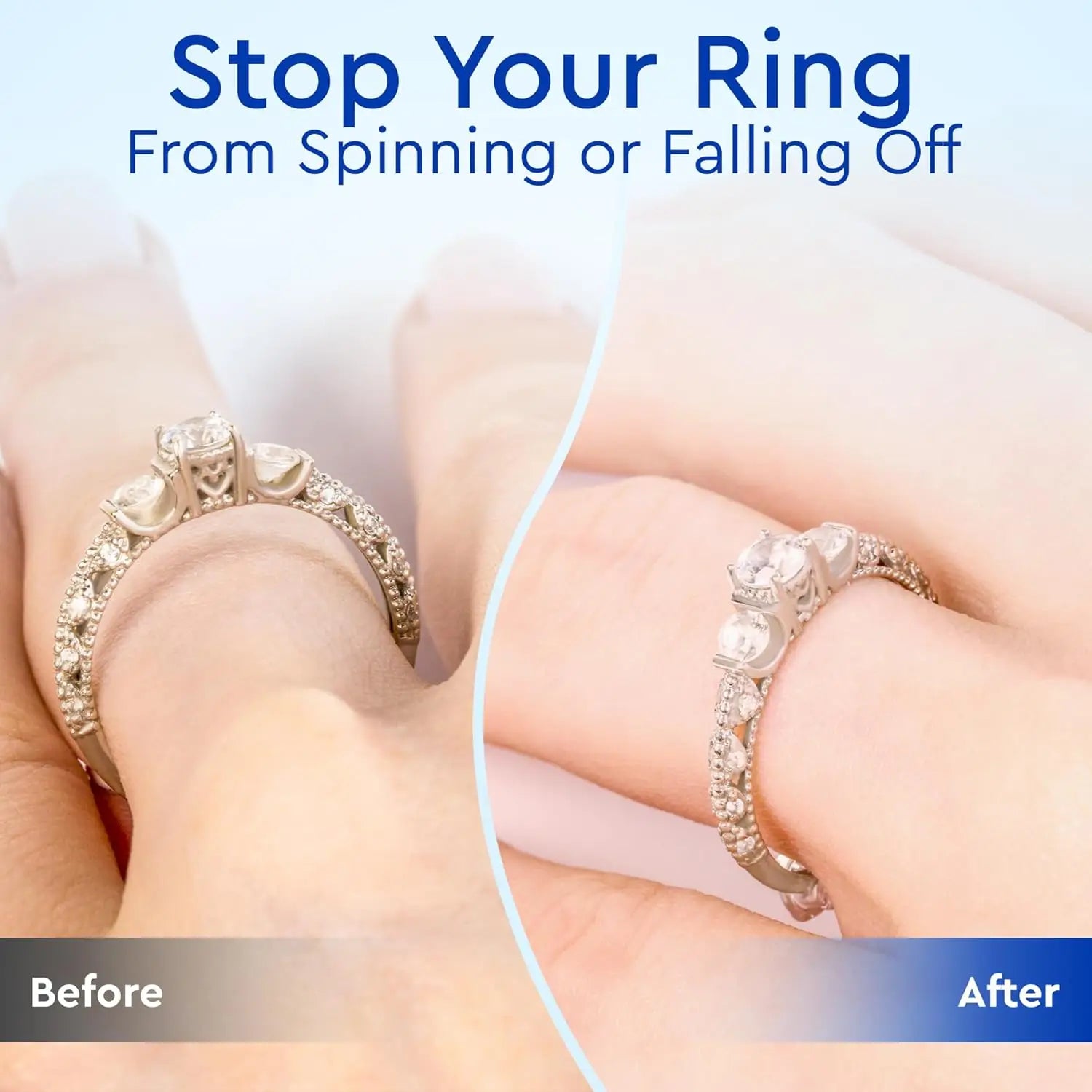 Invisible Ring Sizers – Adjustable Spacers for Loose Rings