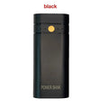 6000mAh 2X 18650 USB Type-c Battery Charger Case Power Bank Charge Zpaxo Black