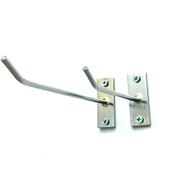 Hole Board Hook Steel Oblique Hanger Shelf Hardware Tool Wall Mounted