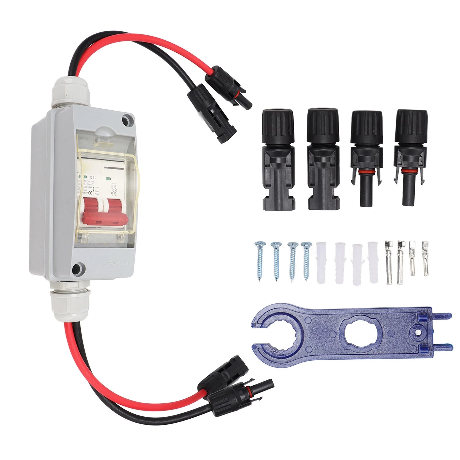 Circuit Breaker MCB 2P 500V 32A Disconnect IP65 Waterproof