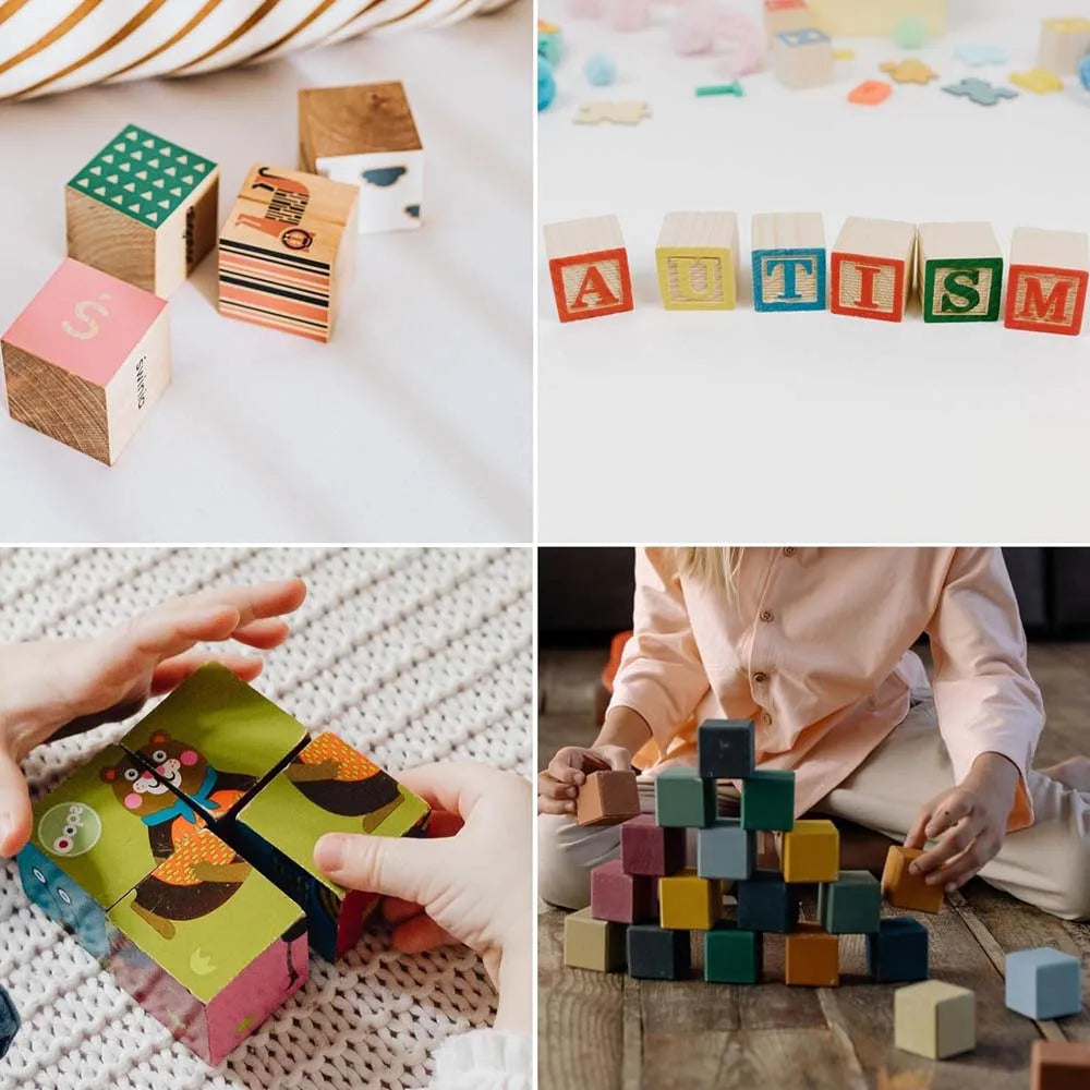 5cm 2pcs Wooden Blocks for Crafts Blank Wood Blocks for Crafts, Large Wood Cubes for , Crafting, DIY Projects, Letters, Stamps, Zpaxo