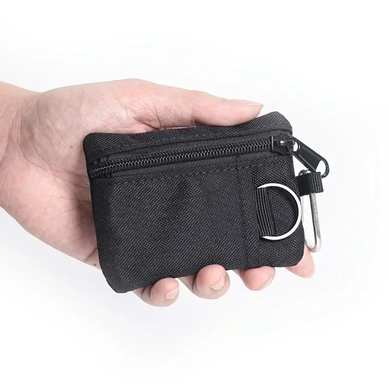Mini Coin Purse Key Pouch Casual Nylon Zipper Sports Storage Bag
