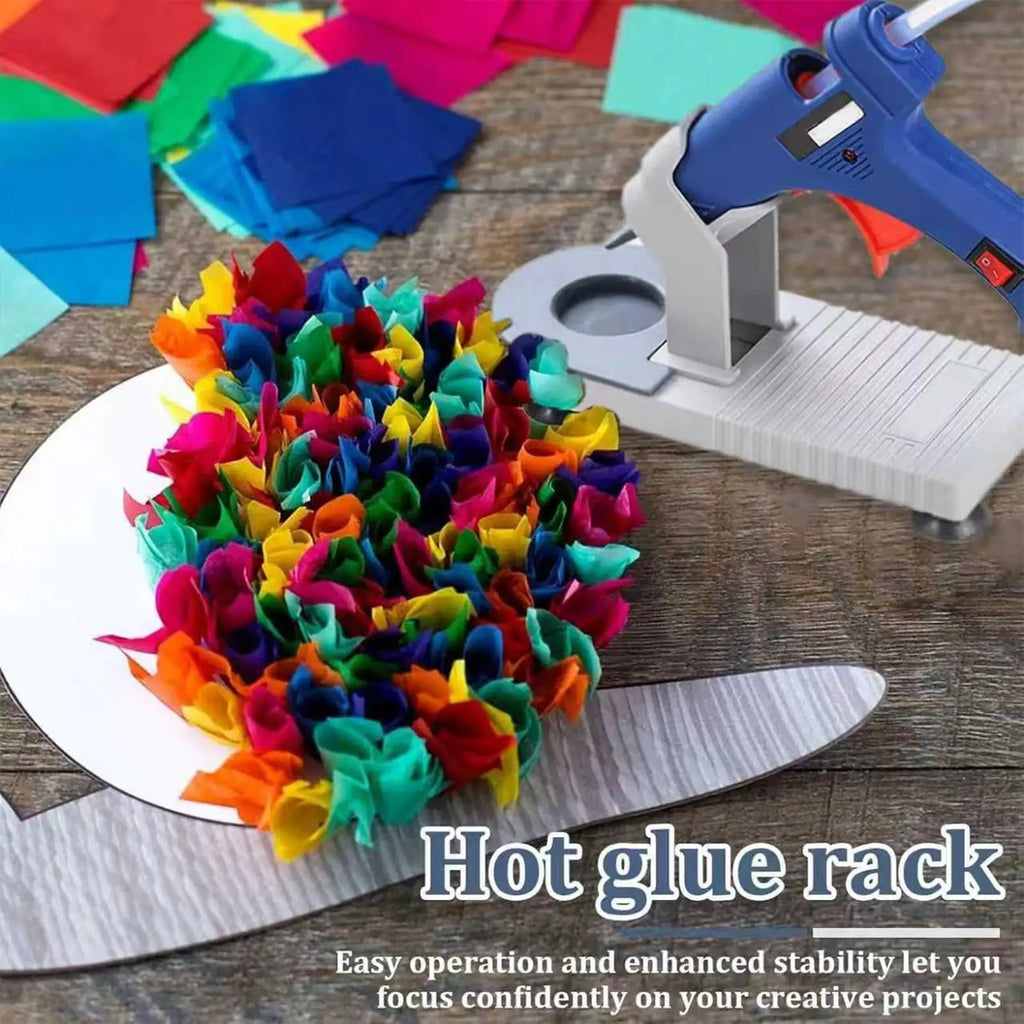 Heat Resistant Glue Gun Stand Non-slip Anti Drip Universal Holder