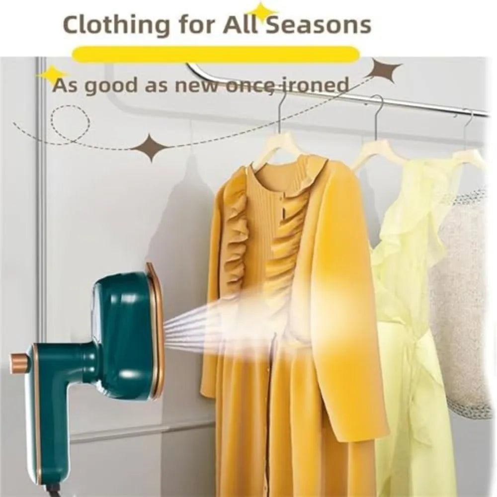 Portable Handheld Mini Garment Steamer Electric Foldable Steam Iron for Clothes Home Travel Wet/Dry Ironing Machine Zpaxo