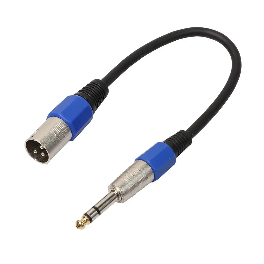 3P XLR Male Jack to 1/4 6.35mm Female Plug Stereo Microphone Adapter Cable Zpaxo 1PC China Mainland