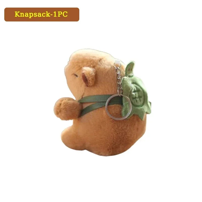 1- Water Dolphin Cotton Red Lovely Cute Creative Capybara Pendant Zpaxo Knapsack 1PC