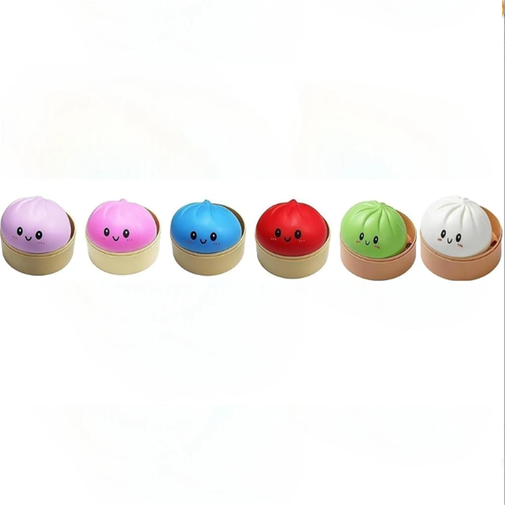 Colorful Dumpling Squishes Stress Balls Fidget Sensory Toys