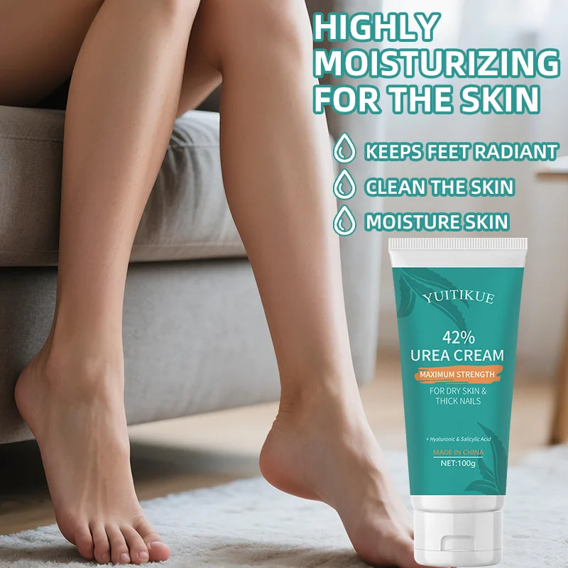 YUITIKUE Urea Foot Cream 100g | Dry Skin Relief with Hyaluronic Acid Foot & Body Cream Zpaxo