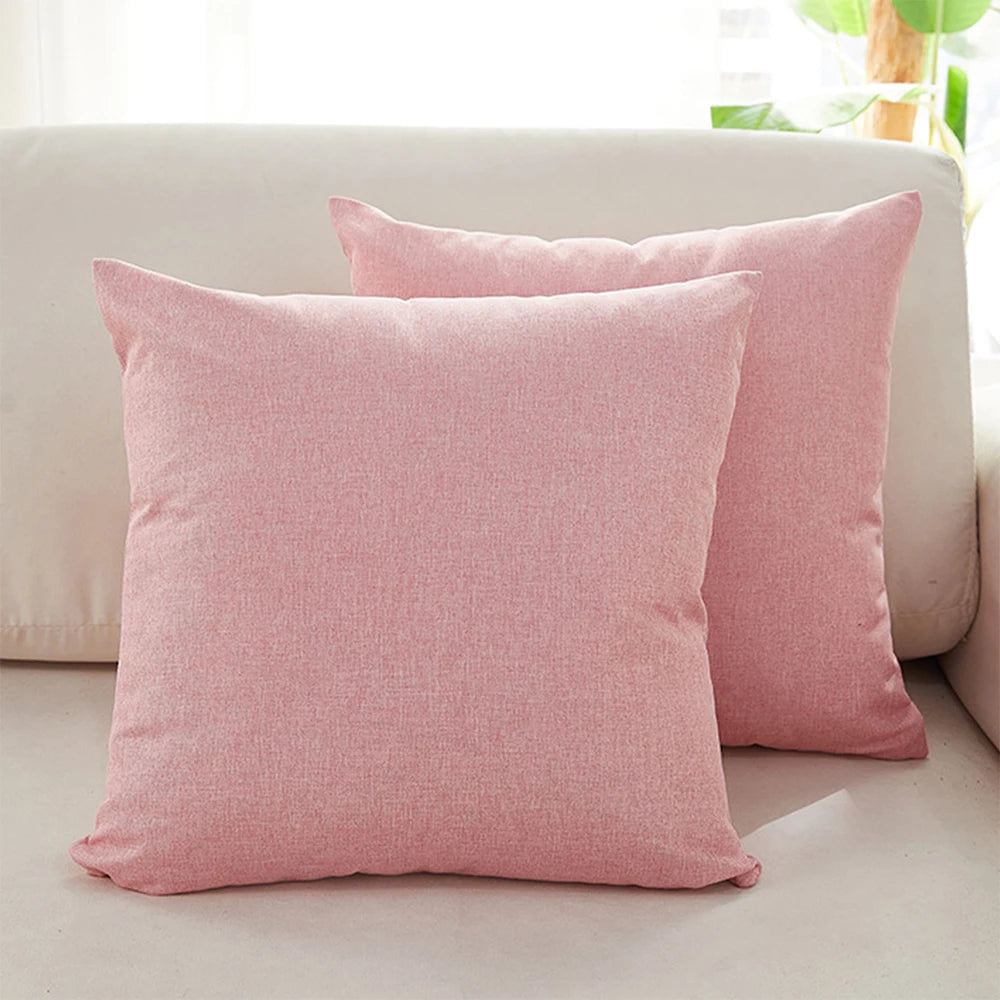 Cushion Cover Pillow Cover Linen Pillowcase for Sofa Living Room Outdoor 45*45cm Home Decor Zpaxo