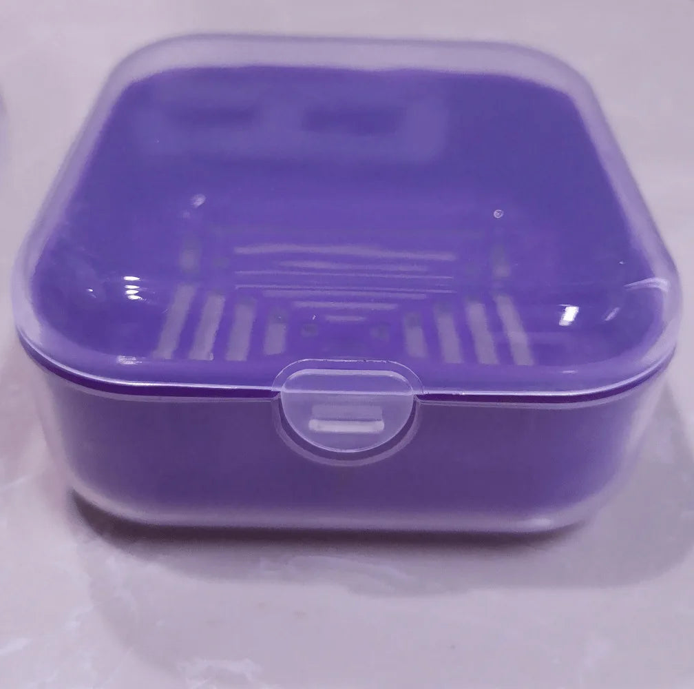 1Pce Travel Mini Soap Box – Leakproof Design, Morandi Colors, Suitable for Dormitory, Travel, Camping, Gym Zpaxo Purple