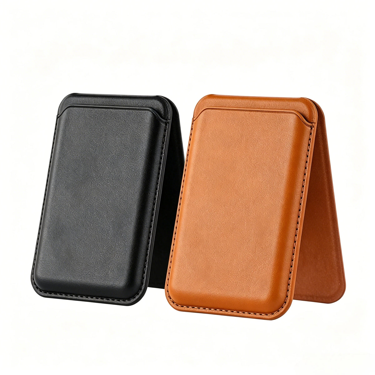 Card Wallet Holder Magnetic Phone Holder Protective Case 2 in 1 Detachable Magnetic Leather Wallet Cover Cards Holder Pocket Zpaxo Mix-2pcs