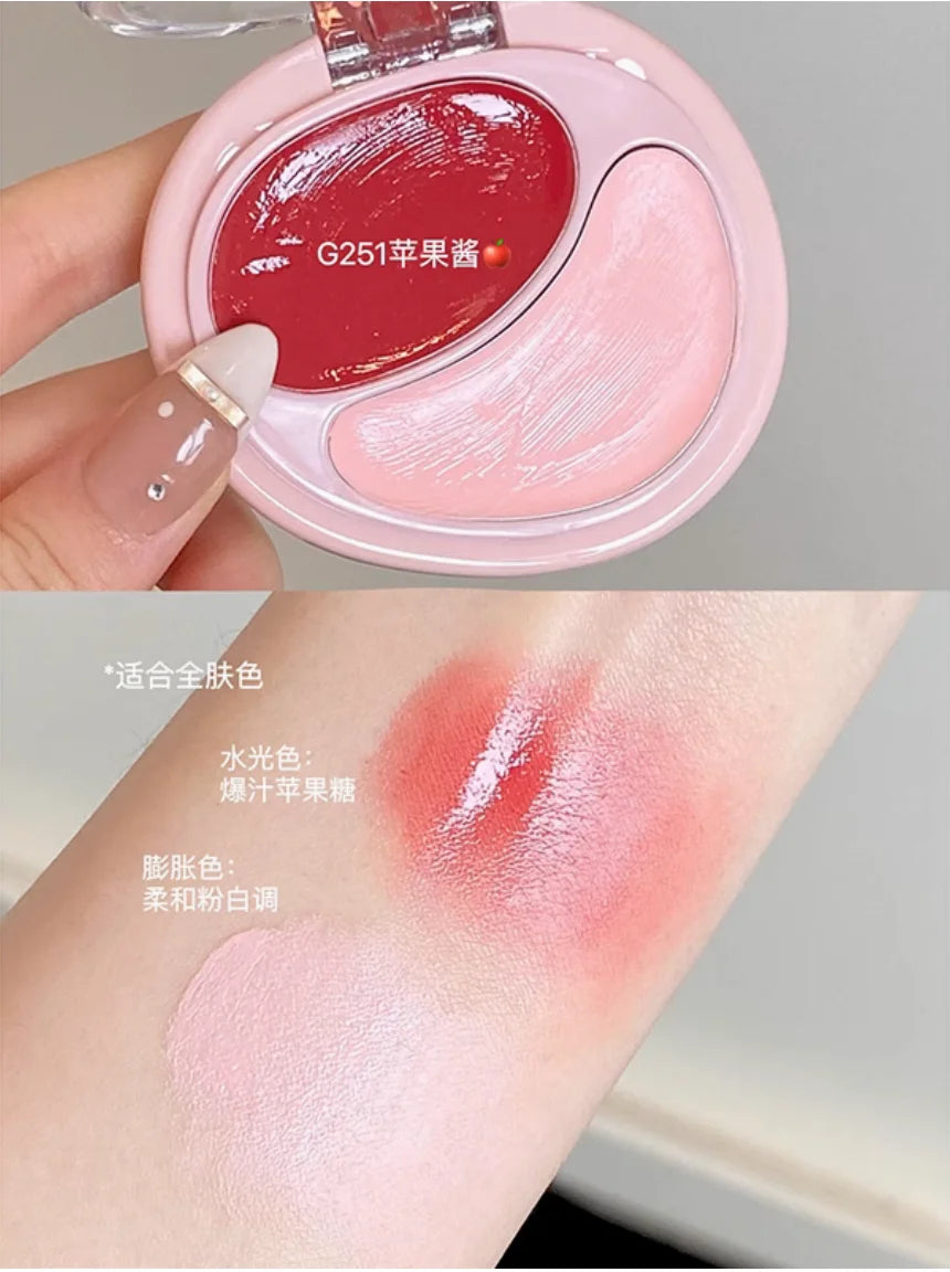 JOOCYEE Dual Blush Cream Duo HIGHLIGHTER Long-lasting Natural-looking Zpaxo