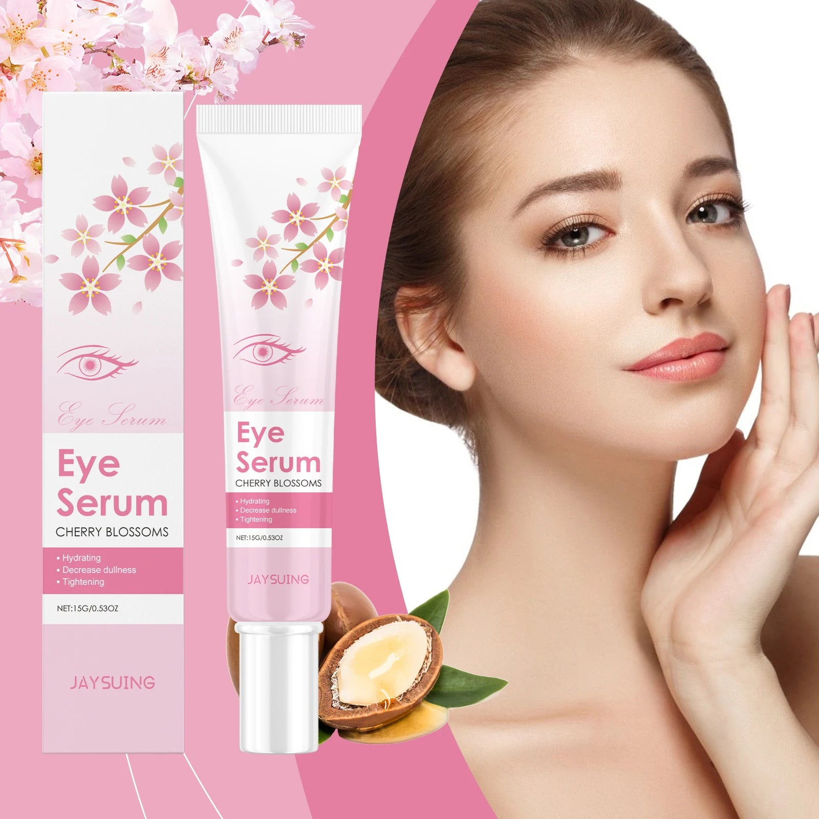 JAYSUING Sakura Eye Serum – Dark Circles & Wrinkle Cream Eye Serum Cream Zpaxo