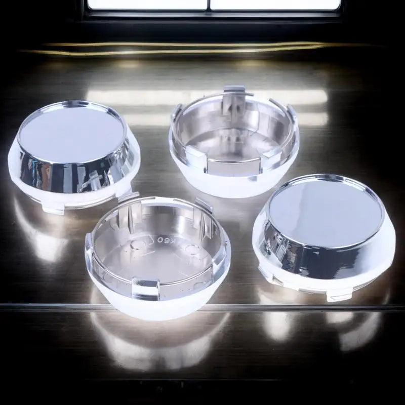4-Pack 60mm Wheel Center Caps for NEX-O MK009 i40 16" Rims
