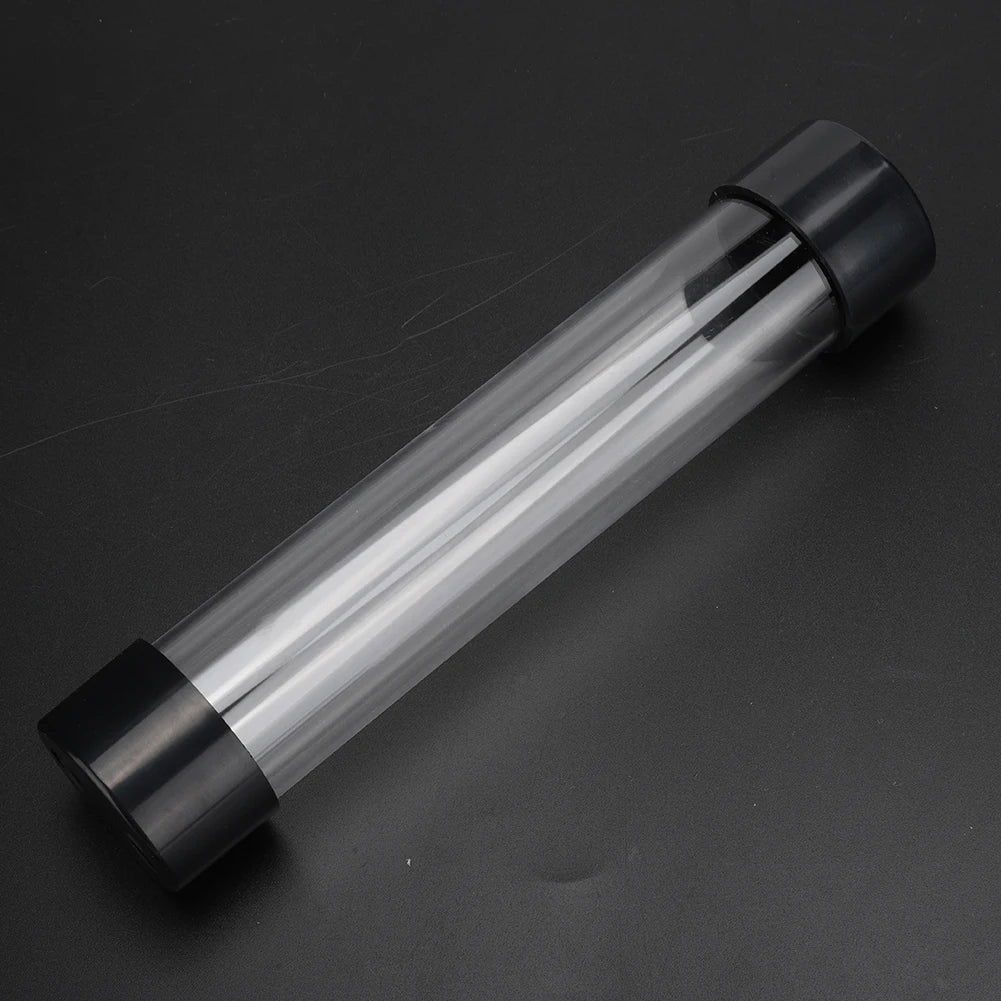Transparent Cylindrical Computer Water Cooling Water Tank 240MM for Practicality Zpaxo