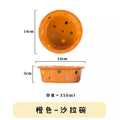 Pet Bowl Cute Ins Storm Dot Ceramic Bowl Dessert Breakfast Bowl Home Cat Dog Bowl Feeding Basin Cat Caramics Supplies Zpaxo Orange pot
