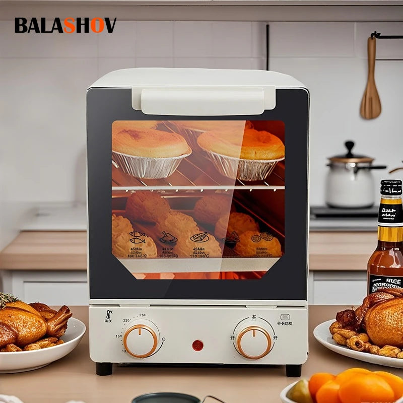 12L Large Capacity Electric Air Fryer Toaster Oven Mechanical Household Kitchen 360° Baking Convection Oven Oil-Free Deep Fryer Zpaxo