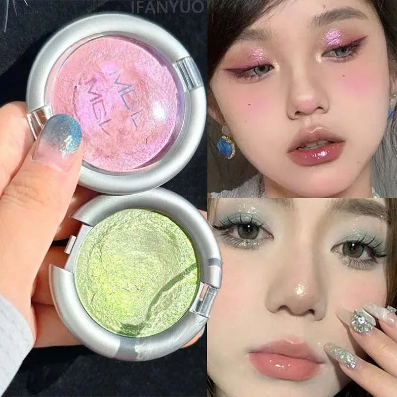 Metallic Eyeshadow Palette Pearl Glitter Creamy Shine Sparkle Eyelid
