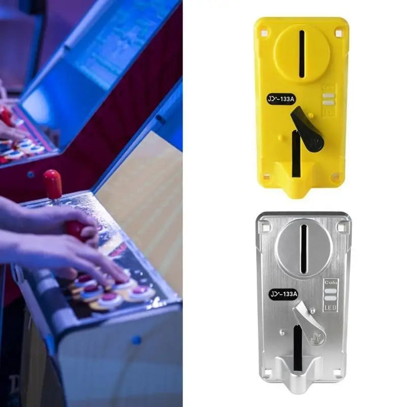 652F Comparable Roll Down Electronic Coin Selector with LED & Wire Zpaxo