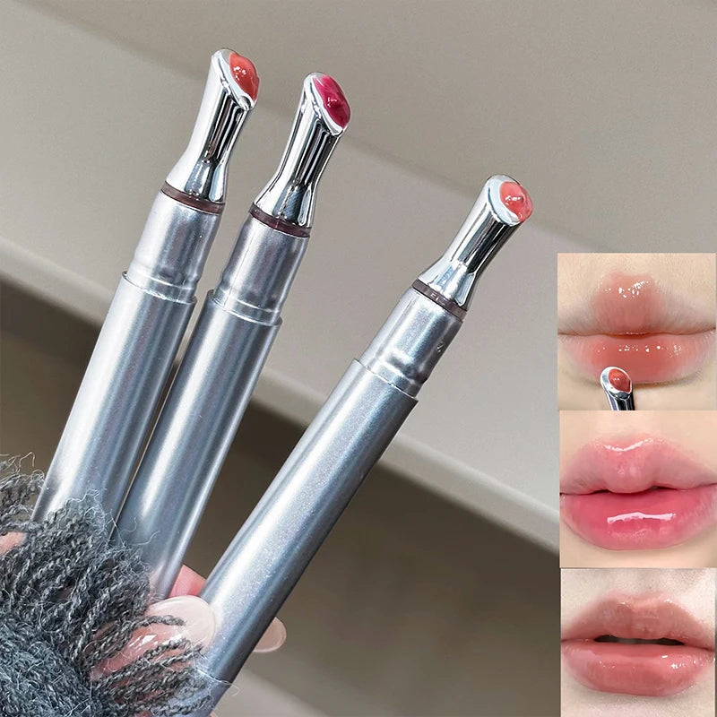 Crystal Clear Mirror Lip Gloss Lightweight Non Sticky Waterproof