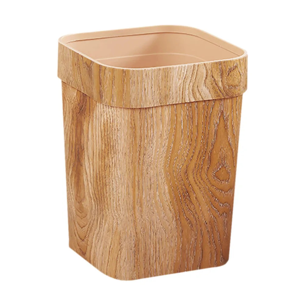 Wooden Garbage Container PP Material Multi-purpose Trash Can Home