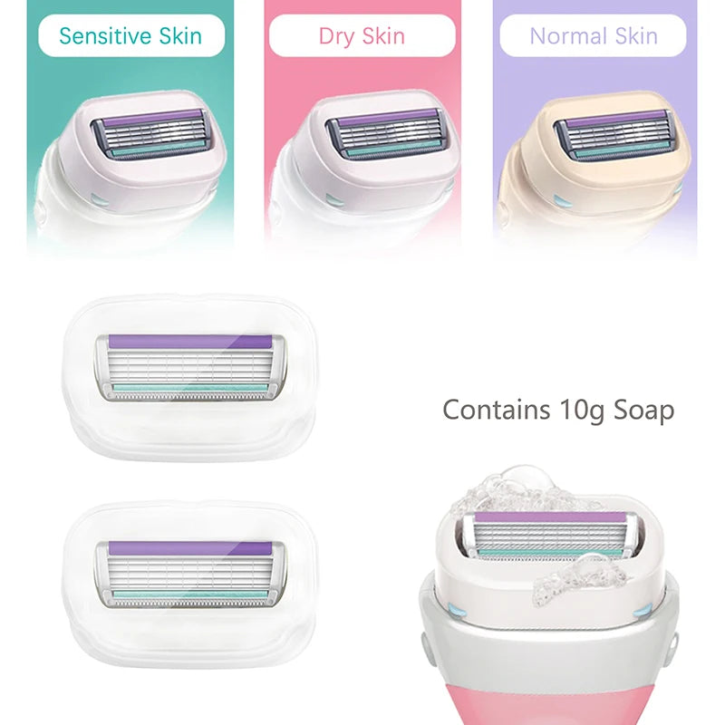 Women Hair Shaving Safe Blades Schick Intuition Natural Sensitive Zpaxo