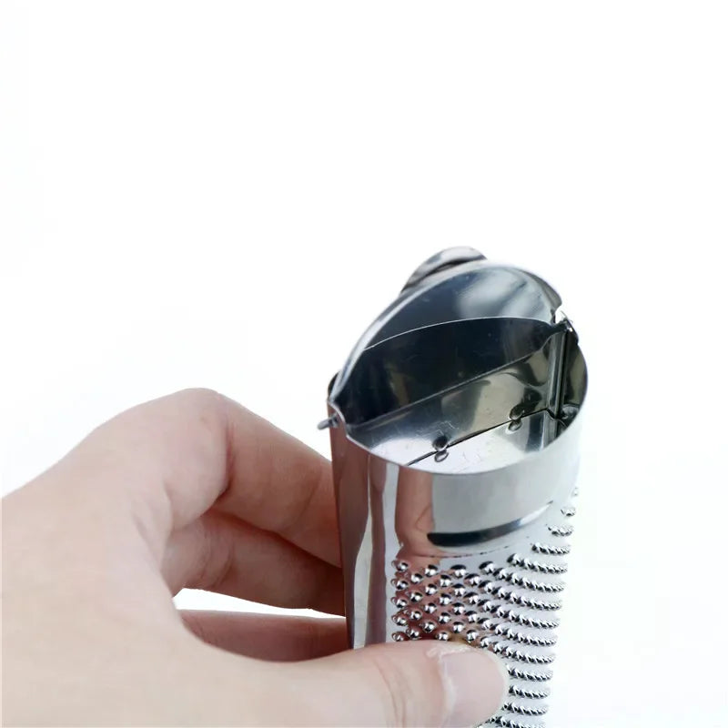 Kitchen Stainless Steel Versatile Hand Held Nutmeg Citrus Zester Zpaxo
