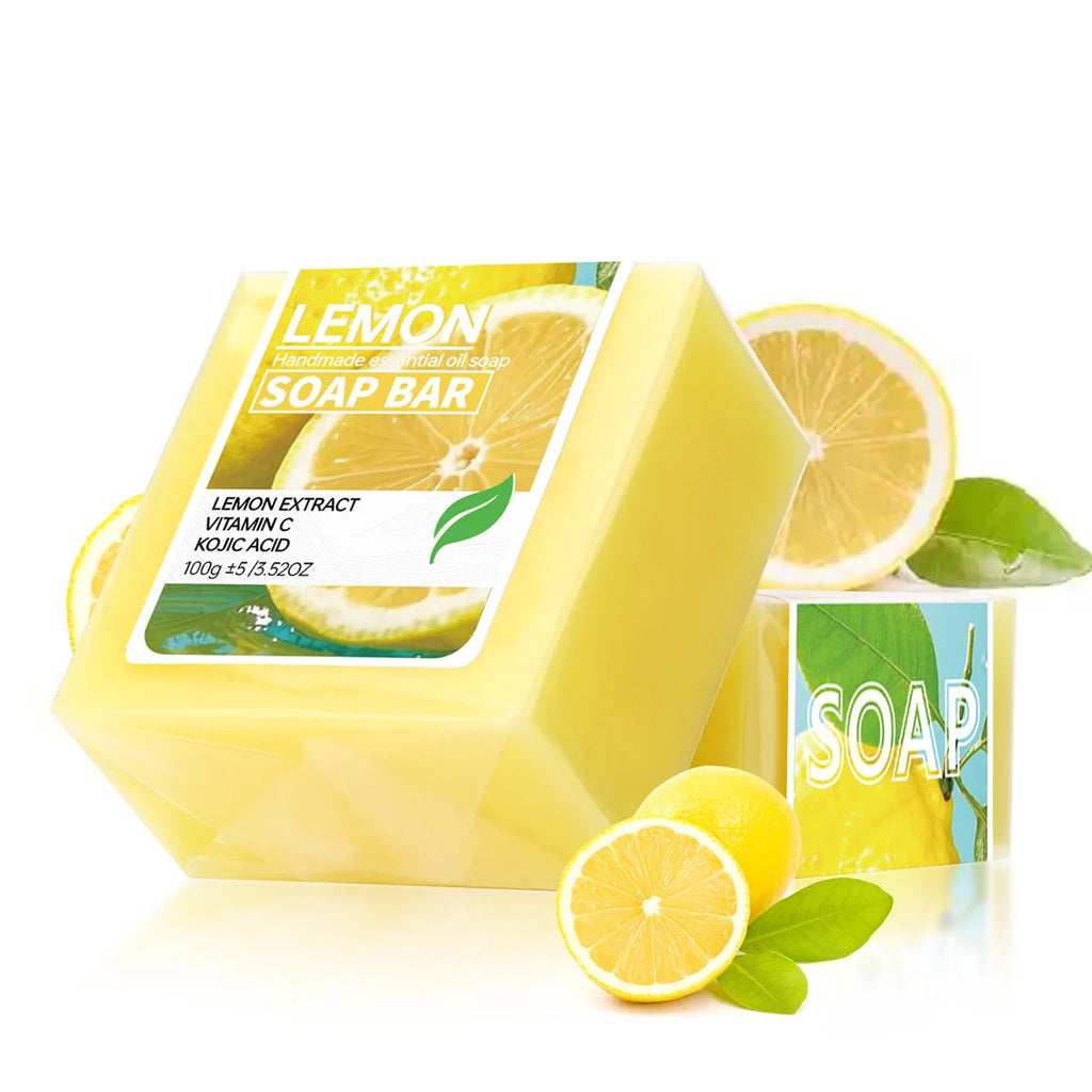 Lemon Vitamin C Brightening Soap with Quercetin – Cleansing Bar Brightening Bar Soap Zpaxo