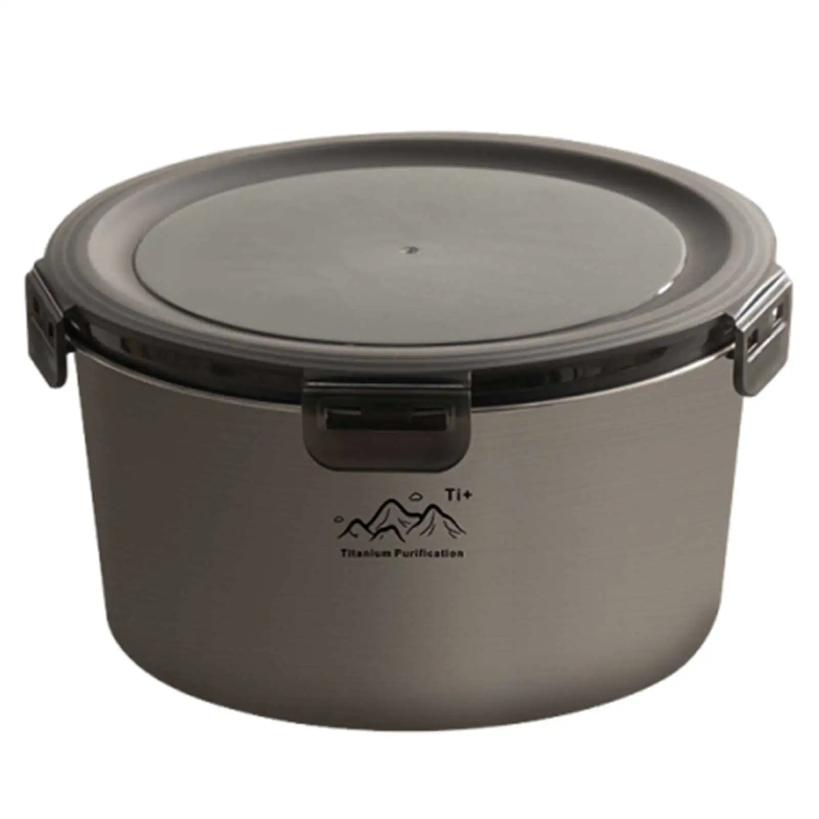 Metal Bento Box Stainless Steel Round Fresh-keeping Food Storage Leak