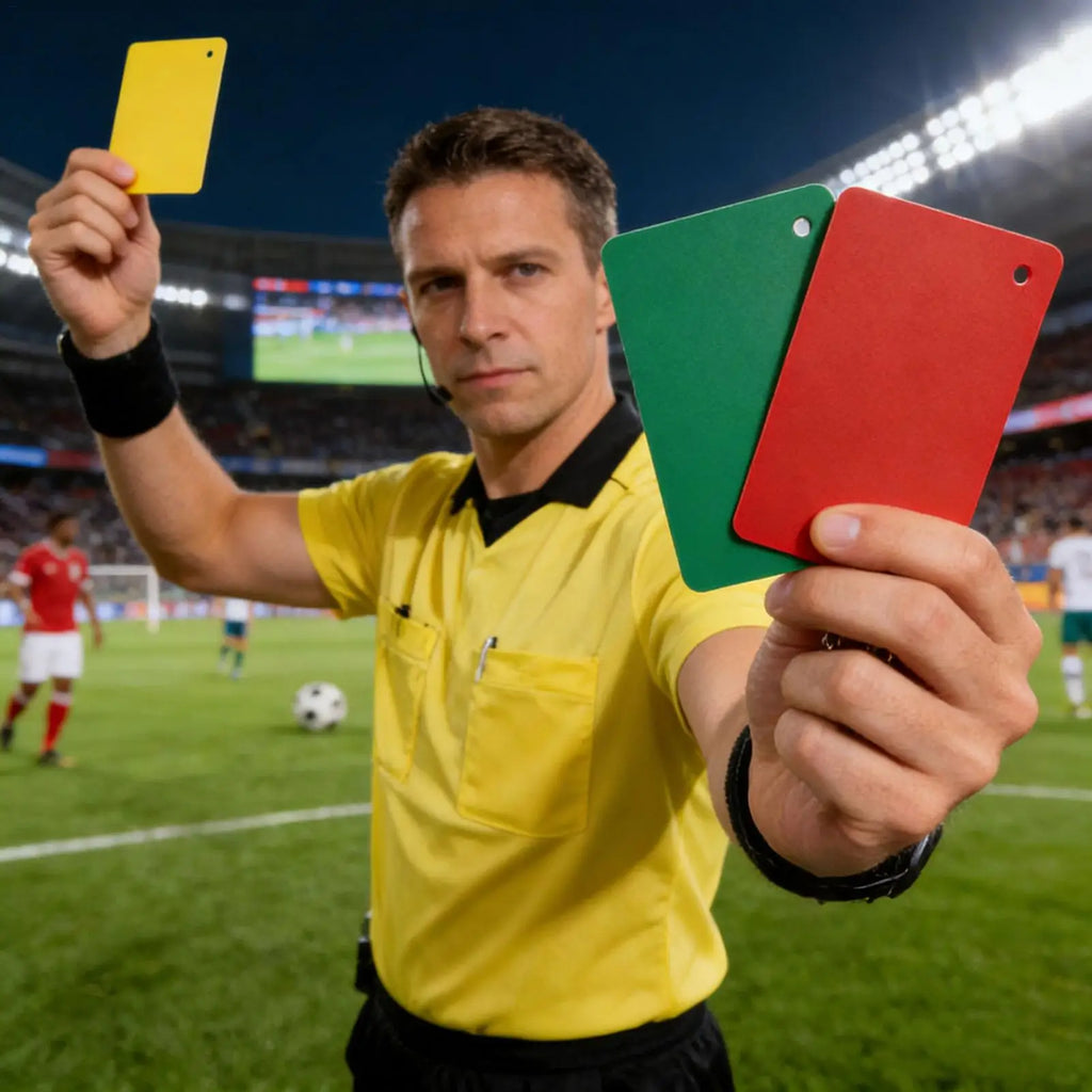 Football Penalty Cards Sports Refereeing Accessories Red Yellow Green