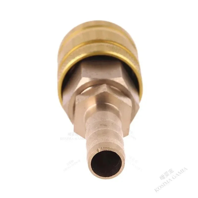8mm Brass Leakproof Tire Inflation Quick Connector Adapter