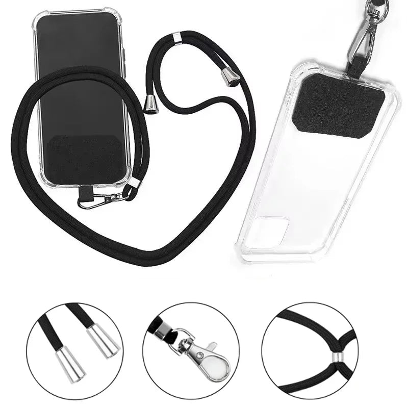 Phone Lanyard Universal Cellphone Adjustable Nylon Neck Strap Hanging Zpaxo