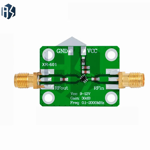 0 1MHz 2GHz Ultra-wideband RF LNA Development Board 30dB Low-noise