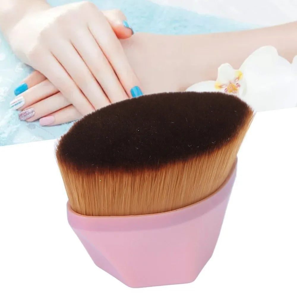 Soft Nail Dust Remover Brush Portable Pink Duster Cute ABS Magic Zpaxo