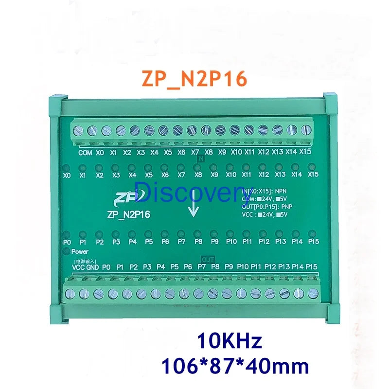 Custom 16-channel NPN to PNP Module Signal Isolation Conversion Module PLC Sensor Polarity Conversion IO Level Zpaxo