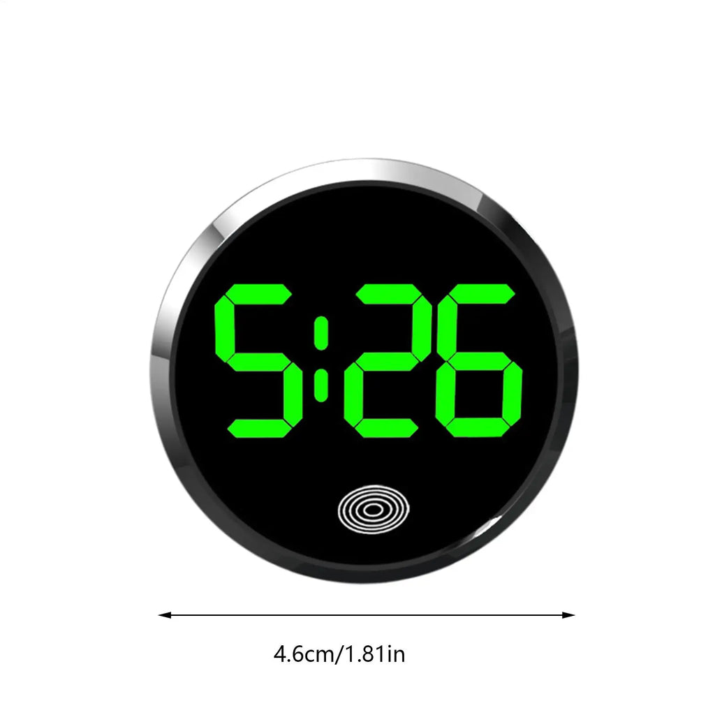 Fashionable Car LED Clock Touch-control Dashboard Watch Display Light