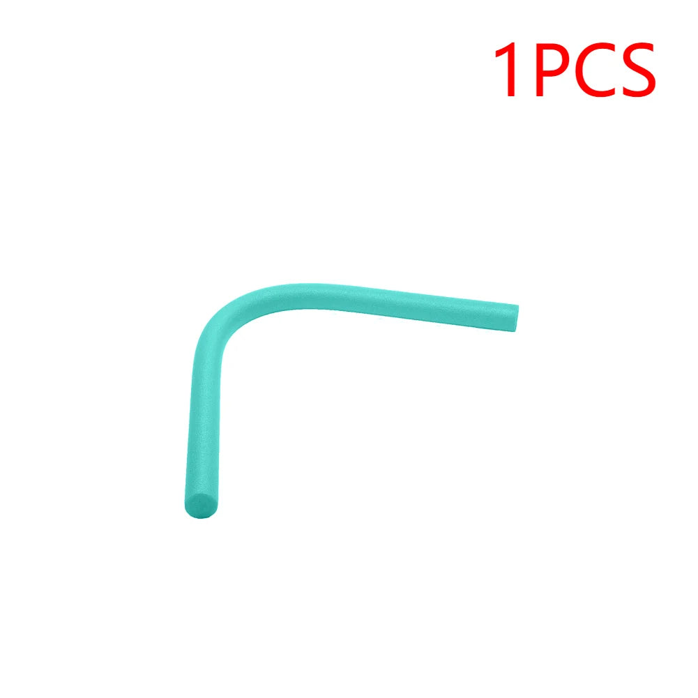 1/5PCS Portable Flexible EPE Learn Swimming Pool Noodle Water Float Floating Aid for Summer Swimming Aid Pool Underwater Scooter Zpaxo Green solid 1PC