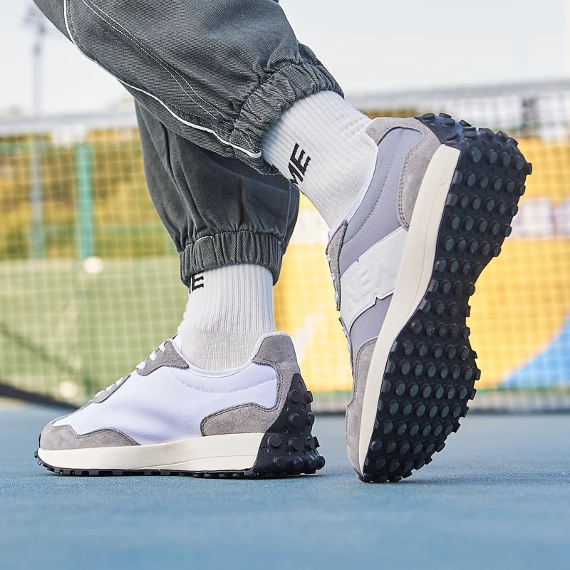 Men's Casual Sneakers Luxury Trainer Shoes Breathable Race Running