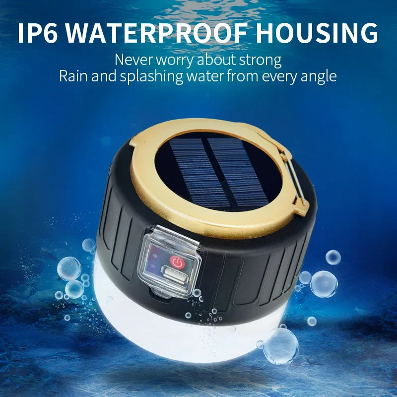 Solar LED Camping Lantern – USB Rechargeable Portable Light Solar Camping Lantern Zpaxo