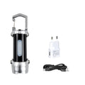 Mini COB Keychain Flashlight – USB-C Rechargeable, Red & Blue Strobe Keychain Flashlight Zpaxo Black with EU Plug