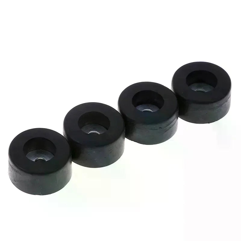Large Case Speaker Accessories 4Pcs/lot Durable Black Cabinets Rubber Feet Damper Pad Base 38mm X 19mm Zpaxo